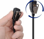 HYS Walkie Talkie Headset with PTT Mic Compatible with Baofeng UV-5R UV5RA BF-888S Quansheng UV-K5 K5(8) Kenwood Two Way Radio, G-Shape Radio Earpiece (G01K-5) - Image 4