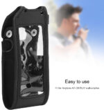 Radio Holster, Walkie Talkie Leather Case Cover PU Leather Soft Walkie Talkie Protector Fit for Anytone ATD878UV TwoWay Radio - Image 2