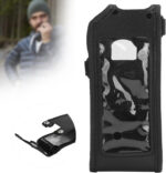 Radio Holster, Walkie Talkie Leather Case Cover PU Leather Soft Walkie Talkie Protector Fit for Anytone ATD878UV TwoWay Radio - Image 4