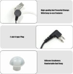 Radio Earpiece，concealed Sonic Tube Earphones 100cm, Private Conversation Ear Piece for Radio for Security, Hotel, Compatible with Motorola Radio Gp, Cp, Sp, Ct, Pro, Xtn, Cls, Spirit Series - Image 3