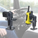HYS Radio Adjustable Mount, Walkie Talkie Holder Compatible for Motorola Tlkr Baofeng UV5R Kenwood Midland 2 Way Radio, Suit for Car/Truck/Cabin/Desktop - Image 8