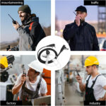 2PCS Radio Earpiece Fake Ear Piece for Radio Black Walkie Talkie Headset Covert Acoustic Tube Earpiece Security Earpiece Headset Compatible with Motorola GP68 GP88 GP300 - Image 5