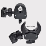 HYS Bicycle/Motorbike/Car/Truck Radio Knob Mount Base, Walkie Talkie Holder Compatible for Baofeng UV5R Kenwood Midland Motorola Tlkr 2 Way Radio - Image 2
