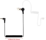 UAYESOK 3.5mm Listen/Receiver Only Air Tube Covert Earpiece Headset With Mushroom Earbuds For 1 Pin Two Way Radio Motorola Kenwood Vertex Yaesu Speaker Mic (10 pcs) - Image 3