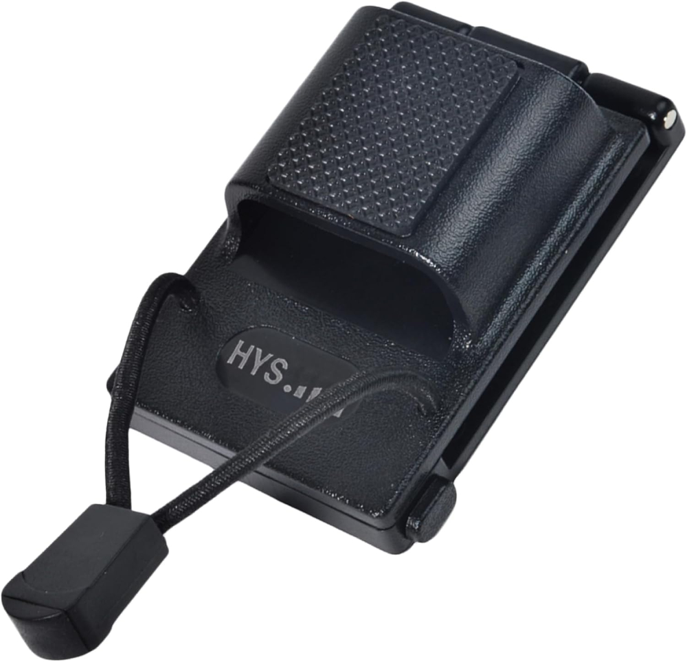 HYS Walkie Talkie Holder for 25-58mm(0.98-2.28“) Belts, Radio Holder Belt Clip Compatible for Molle Vests Waistband Duty Belts