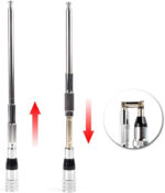 HYS VHF Telescopic Antenna SMA-Male 136-174MHz Foldable Aerial Compatible with YAESU VX-1R VX-2R VX-3R TYT 2 Way Radio - Image 4