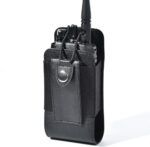 UAYESOK Walkie Talkie Pouch, Multi-Function Holder Case Police Tactical Radio Holster for Baofeng Kenwood President Icom Midland Retevis Yaesu Motorola DP1400 CP040 GP88 DP4400 Two Way Radio