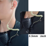 HYS Earphones Sound Tube - 3.5 mm Jack - One Ear - Listen Only Headphones with Balanced Fitting - Headphones Headset for Radios Speaker Microphones - Image 9