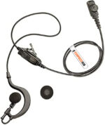 G-Shape Earpiece Headset with In-Line PTT Mic Compatible with Hytera HYT Two WAY Radio PD700, PD702, PD705, PD780, PD782, PD785, PT580H, PT-580