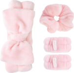 Brushworks The Classic Cleansing Set – Ultra-Soft Microfibre Makeup Headband, Wrist Wash Bands & Scrunchie for Gentle & Mess-Free Skincare & Beauty Routines - Image 23