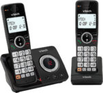 VTech EA5051 DECT Cordless Phone with Answering Machine,Nuisance Call Blocker, Volume Booster, Easy-to-Read Backlit Display, 18 Hours Talk-time, Handsfree Speakerphone, 2-Handset