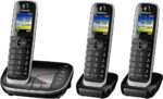 Panasonic KX-TGJ424EB Landline Phone Cordless, House phones, Automated Call Blocker, Answer machine, Colour Display, Quad Handset - Black - Image 4