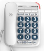 BT Big Button 200 Corded Landline House Phone, Home Phone, Elderley Friendly Big Buttons, Hearing Aid Compatible, Amplified Speech, Handsfree - Image 2