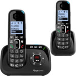 Amplicomms Big Tel 1580 Single Cordless Big Button Phone for Elderly with Answer Machine - Loud Phones for Hard of Hearing - Hearing Aid Compatible Phones - Cordless Number Telephone - Image 3