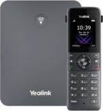 Yealink W73P Cordless DECT IP Phone System Bundle Package, HD Voice, Modern Design, 1.8 Inch TFT Colour Display, HAC Compliant (Includes 1 x W73H Handset & 1 x W70B Base Station) – Space Grey - Image 2