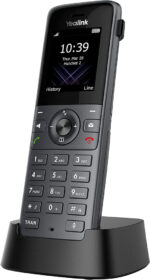 Yealink W73P Cordless DECT IP Phone System Bundle Package, HD Voice, Modern Design, 1.8 Inch TFT Colour Display, HAC Compliant (Includes 1 x W73H Handset & 1 x W70B Base Station) – Space Grey - Image 3