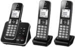 Panasonic KX-TGD322 Cordless Home Phone with Nuisance Call Blocker and Digital Answering Machine - Black & Silver (Pack of 2) - Image 4