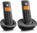 Motorola E201 Cordless Landline House Phone, Home Phone, Nuisance Call Blocking, Do Not Disturb Button, Amber Backlit Display,Single Handset Pack - Image 4