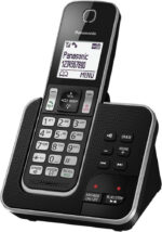 Panasonic KX-TGD623 Cordless Home Phone with dedicated call block key for easy call block registrationr and Digital Answering Machine - Black and Silver (Pack of 3) - Image 2