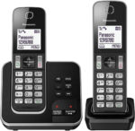 Panasonic KX-TGD623 Cordless Home Phone with dedicated call block key for easy call block registrationr and Digital Answering Machine - Black and Silver (Pack of 3) - Image 4