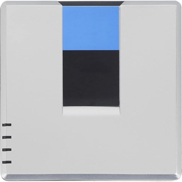 Voip Adapter for Analogue Phones, 2 Ports VoIP Gateway VoIP Telephone Connections RJ-45 Network Interface Ata Adapter Phone Grandstand, Support SIP V2 Protocol DHCP (UK Plug)