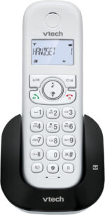VTech CS1551 DECT Cordless Phone with Answering Machine and Call Block, 2 Handsets, Intercom, Landline House Phones, White, Caller ID/Call Waiting, Redial, Handsfree, illuminated Display and Keypad - Image 4