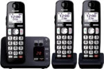 Panasonic KX-TGE822EB Digital Cordless Phone About 40 minutes Answering Machine with Nuisance Call Block and Dedicated Key, Amplified Sound Double - Image 2