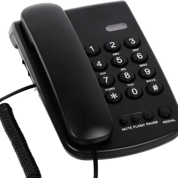 ​Landline Telephone for Home, Basic Model Desktop Phone with One Key Redial, Easy to Operate​