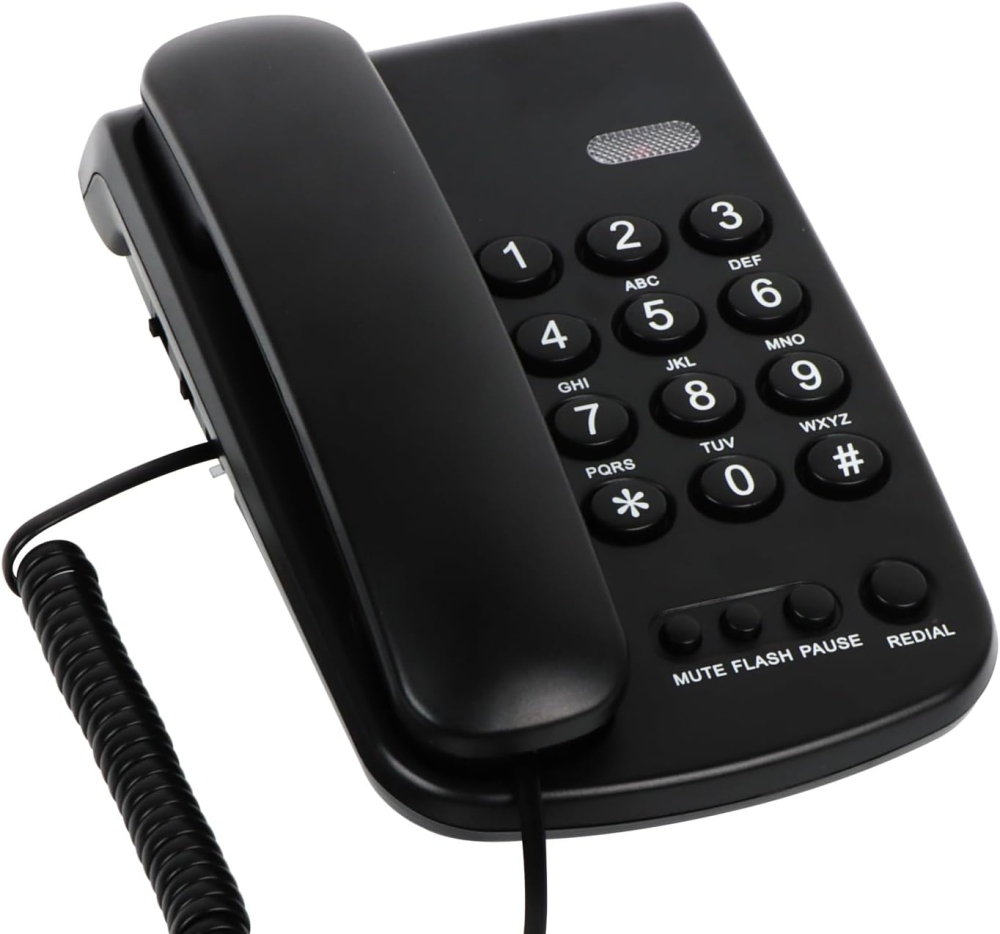 ​Landline Telephone for Home, Basic Model Desktop Phone with One Key Redial, Easy to Operate​