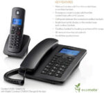 Motorola C4201 Corded & Cordless Home Phone Combo, Landline House Phone, Home Office Phone - Image 2