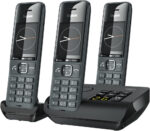 Gigaset Family A Duo - Two Handsets - Cordless DECT Telephone with an Answering Machine - Timeless and Elegant Design, Black [UK Version] - Image 4