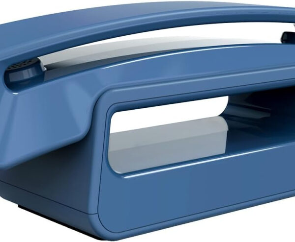 ALCATEL ePure Iconic - DECT Cordless Phone - Classic Design - Large Highly Legible Graphic Display - Handsfree - Call Barring - Blue
