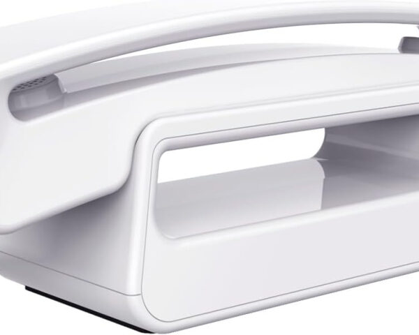 ALCATEL ePure Iconic - Cordless Phone DECT - Classic Design - Large Highly Legible GraphicDisplay - Handsfree - Call Barring - White