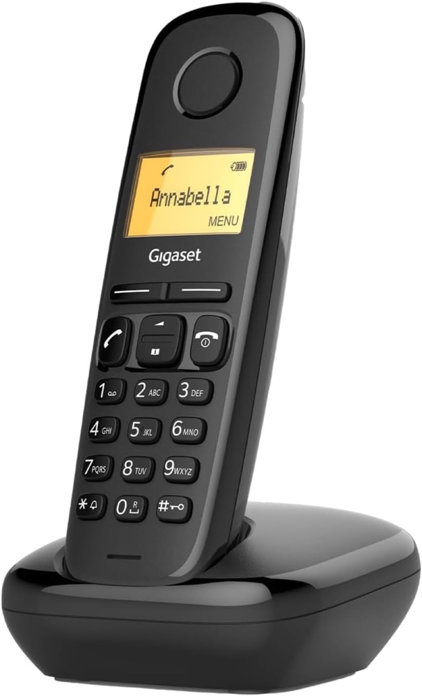 Gigaset A170 - Cordless DECT Telephone - Illuminated Graphic Display - Easy to Use - Simple Installation, Black [UK Version]