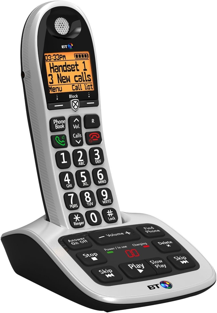 BT 4600 Big Button Advanced Call Blocker Home Phone with Answer Machine (Renewed)