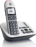 Motorola CD5011 Cordless Landline House Phone, Home Phone, Big Buttons, Nuisance Call Blocking, Answer Machine, Amplification button, HAC, Single Handset Pack