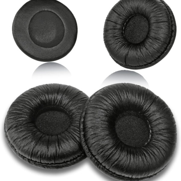 Ear Cushions for Plantronics Headset Replacement Ear Pads Compatible with Plantronics HW251N HW261N HW510 HW520 Blackwire C320 3210 3220 3320 Jabra Biz 2300 GN2000 PRO 920 9450 Headphones (4 Pack)