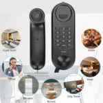 Corded House Phones Landline, Wall Mountable Landline Telephone,Home Phone Dial Pad on Base unit Last Number Redial,Pause,Flash,for Office, Home, Hotel, Bathroom, Home Desk/Wall Mountable Telephone - Image 3