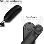 Corded House Phones Landline, Wall Mountable Landline Telephone,Home Phone Dial Pad on Base unit Last Number Redial,Pause,Flash,for Office, Home, Hotel, Bathroom, Home Desk/Wall Mountable Telephone - Image 5