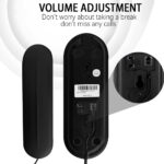 Corded House Phones Landline, Wall Mountable Landline Telephone,Home Phone Dial Pad on Base unit Last Number Redial,Pause,Flash,for Office, Home, Hotel, Bathroom, Home Desk/Wall Mountable Telephone - Image 6