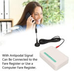 Fixed Wireless Terminal, Quad Band GSM 850/900/1800/1900MHz Alarm GSM Gateway Supported Antipodal Signal Desktop Caller with LED Lights Display for Telephone Landlines - Image 3