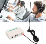 Fixed Wireless Terminal, Quad Band GSM 850/900/1800/1900MHz Alarm GSM Gateway Supported Antipodal Signal Desktop Caller with LED Lights Display for Telephone Landlines - Image 5