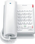 BT Converse 2100 Corded Landline House Phone, Home Phone, 3 Quick Dial Buttons, Headset Socket, Black - Image 2