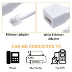 RJ11 to BT Adapter, 2 Pack VoIP Adapter RJ11 for Vodafone Router, Telephone Connector. - Image 5