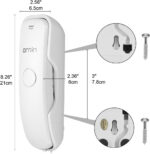 T102 Trimline Corded Telephone, Wall mountable, Last Number Redial, Mute, M1/M2 One Touch Memory, Ringer Volume Adjustable(White)-UK Version - Image 3