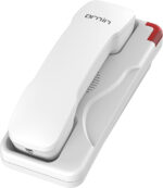 T108 Trimline Corded Telephone, SOS Key, Wall Mounted Hotel Phone (White)