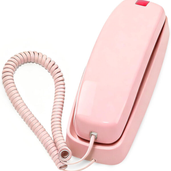 Corded Home Phone, Uvital Wall Mountable Or Desk Landline Telephone, Last Number Redial, Ringer Volume Adjustable, Landline Phone for Home,Office,Hotel