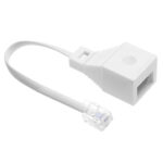 RJ11 to BT Adapter with High-Speed RJ11 Cable, 6P4C UK Telephone Socket Converter for Digital Voice Phones, VoIP Adapters & RJ45 Connections | Plug & Play