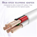 RJ11 to BT Adapter with High-Speed RJ11 Cable, 6P4C UK Telephone Socket Converter for Digital Voice Phones, VoIP Adapters & RJ45 Connections | Plug & Play - Image 5