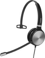 Yealink UH36 USB Headset with Microphone for PC Computer Headset Teams Certified Headsets Noise Cancelling with Mic 3.5mm Jack for Calls and Music (Mono)